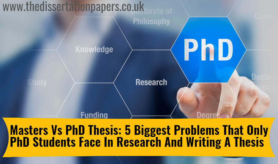 masters thesis vs phd thesis
